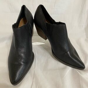 Lucky Brand Tabea Black Heeled Pointy Toe Ankle Boots, Women’s Size 8